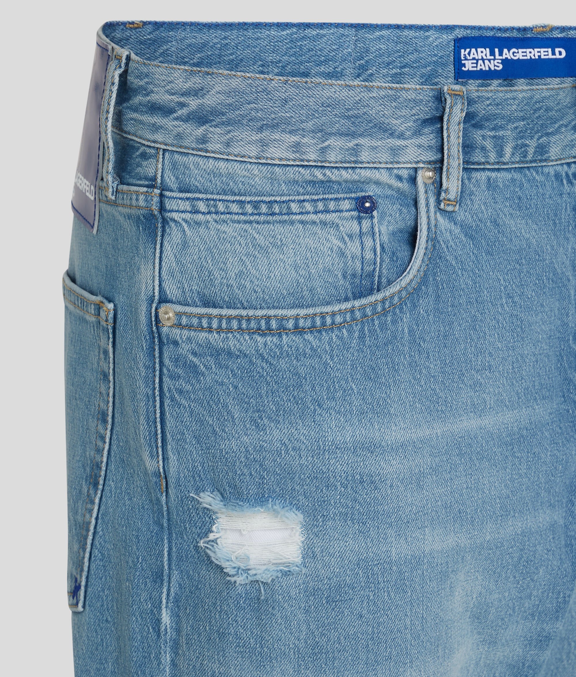 (image for) Fragrant KLJ Distressed Tapered Jeans